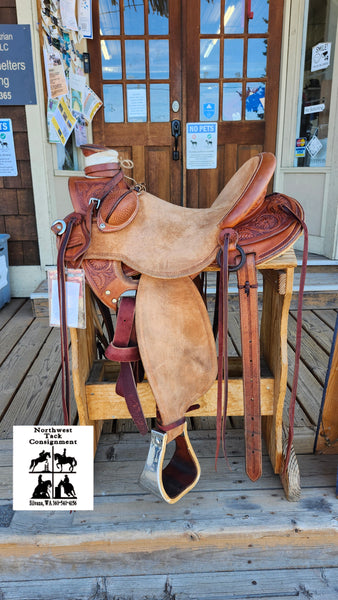15" Henderson Saddle Co Wade Ranch Roper Saddle