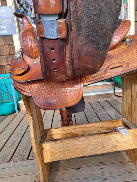 16" Hereford Tex Tan All Around Western Saddle