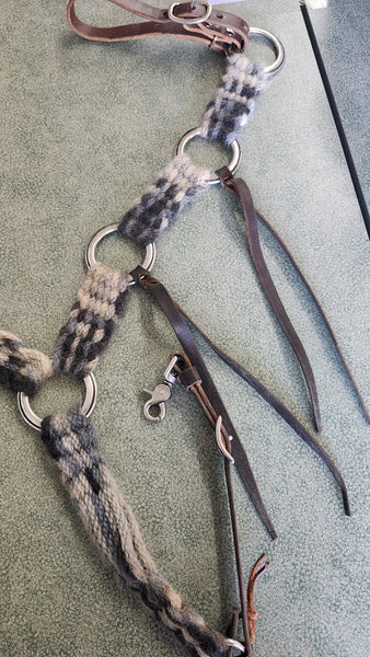 Mohair Breast Collar W/ Rings