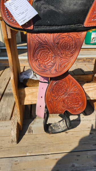 15" Circle J Treeless Barrel Saddle