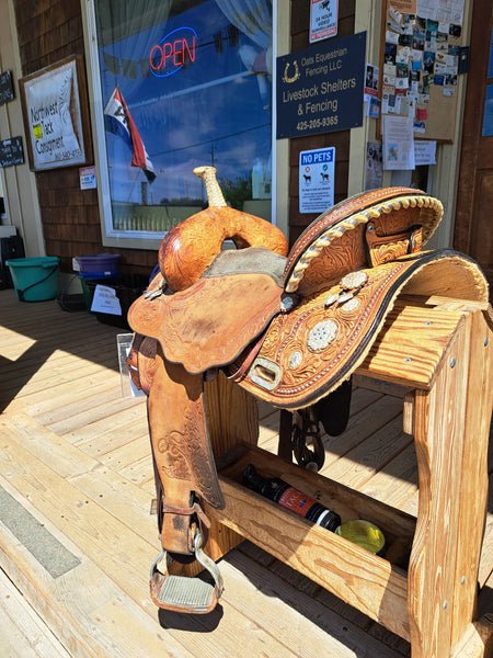 14.5" Martha Josey Ultimate Starlight Barrel Racing Saddle