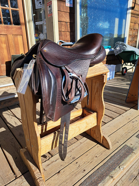 18" Jeffries JMX Monoflap Jump Saddle