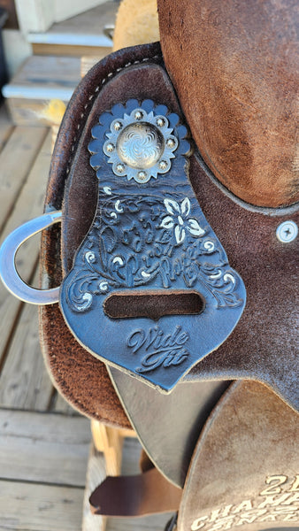 14.5" Double J Pozzi Wide Barrel Saddle
