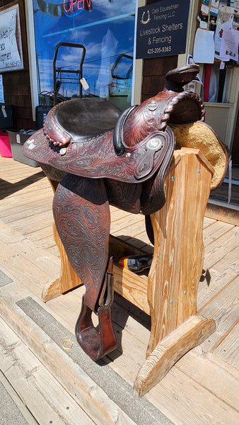 15.5" Circle Y Western Equitation Saddle