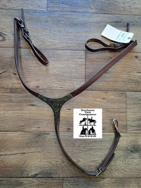 Circle Y Silver Breastcollar