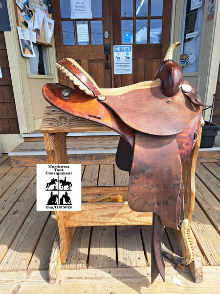 15" Lamb Co Barrel Racing Saddle