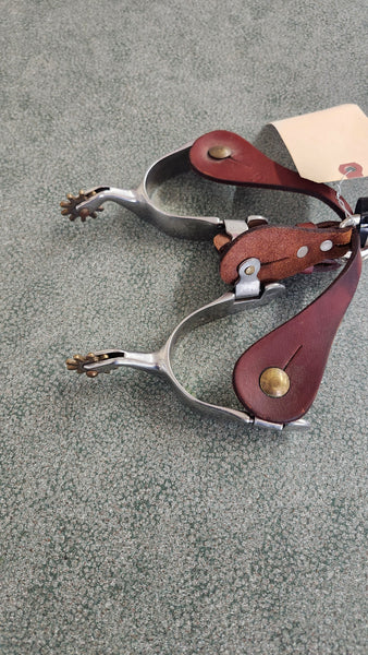 Rowel Spurs W/ Champion Turf Straps