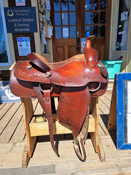 15.5" Simco Roping Saddle