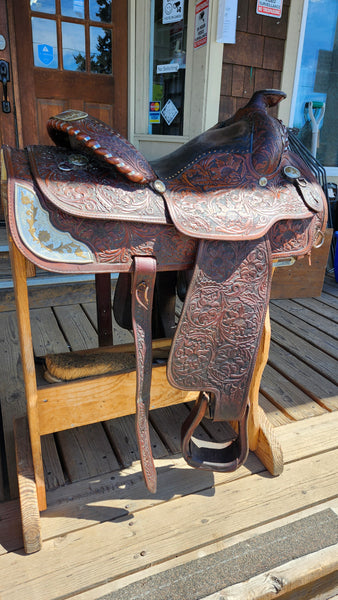 15" Vintage Circle Y Equitation Saddle