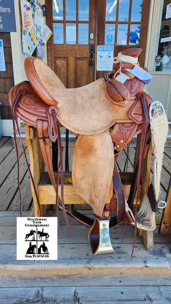 15" Henderson Saddle Co Wade Ranch Roper Saddle