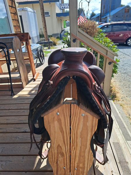 16" Red Sky Saddles Wade Ranch Roper Mule Saddle