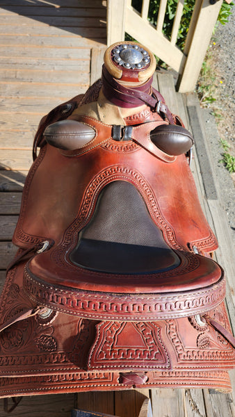 15.5" J. Stead Wade Ranch Roper Saddle