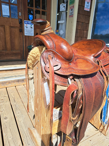 14" George Lawrence Vintage Ranch Saddle