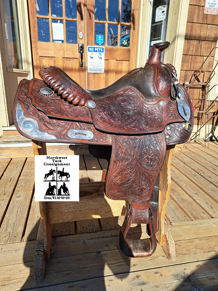 15" Champion Turf Western Equitation Show Saddle