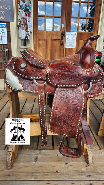 15.5" Action Vintage Show Saddle
