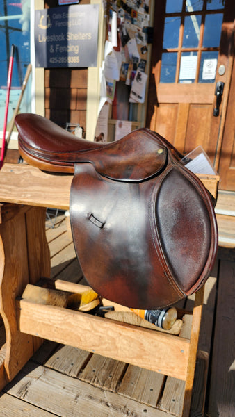 17" Pessoa Close Contact Jump Saddle