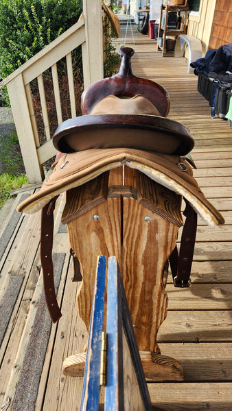17" Big Horn Cordura Western Trail Saddle