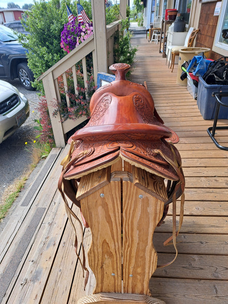 14" George Lawrence Vintage Ranch Saddle