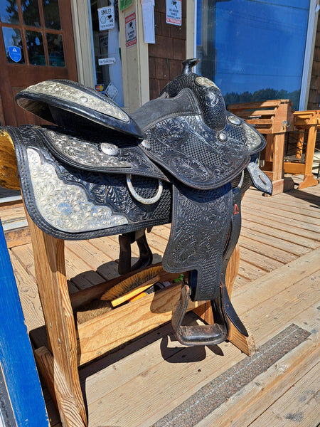 14" Silver Royal Challenger Western Show Saddle