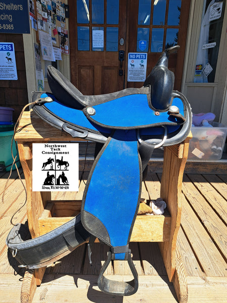15" Abetta Synthetic Western Saddle