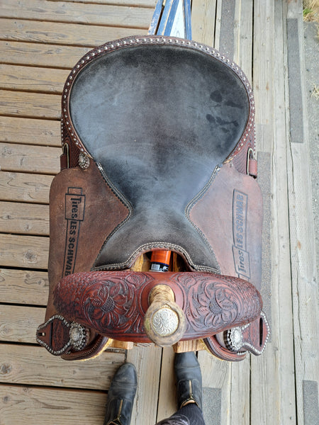 14.5" Teskey's Trophy Barrel Racing Saddle
