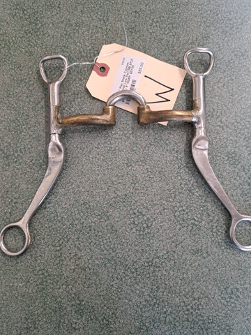 5" Myler 7" flat shank Cyprium correctional low port
