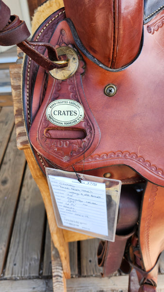 16" Crates Round Skirt Western Trail Saddle