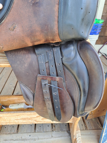 18" Jeffries Falcon Adler VSD Jumping Saddle