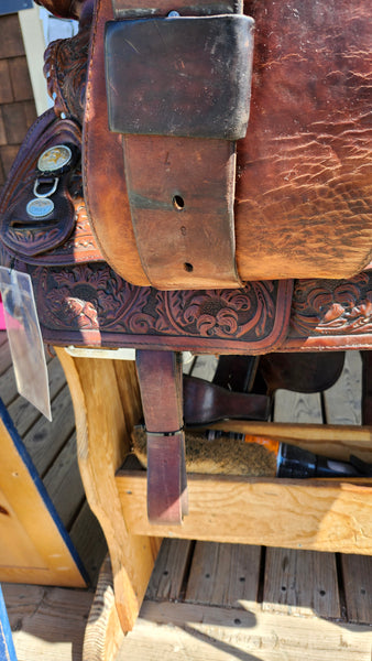 15" Vintage Circle Y Equitation Saddle
