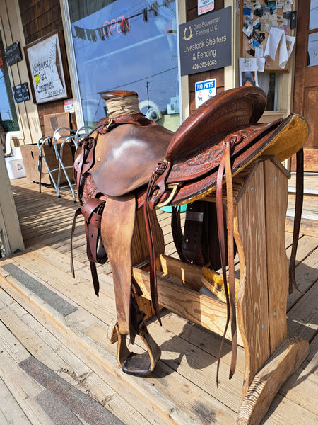 16" JC Martin Wade Ranch Roping Saddle