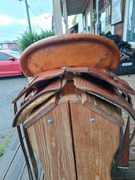 16" Ortho-flex Range Roper Ranch Saddle