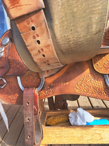 16" Blue Ribbon Western Equitation Show Saddle
