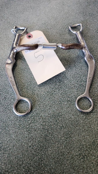 5" Myler Flat Shank With Low Port Comfort Snaffle