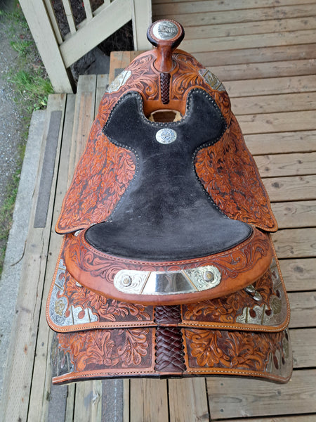 15" Billy Cook Longhorn Western Equitation Show Saddle