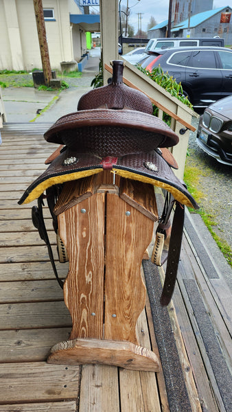 16" Silver Royal Jackpot All Around Western Saddle