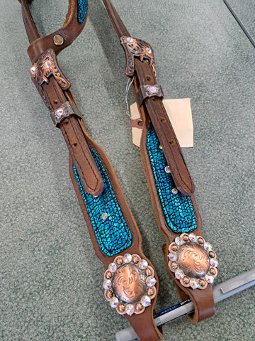 Carry's Leather Custom Single Ear Bridle