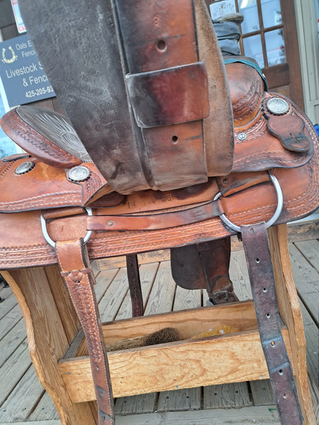 15.5" Billy Cook Roping Saddle