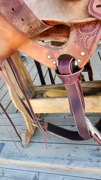 15" Henderson Saddle Co Wade Ranch Roper Saddle