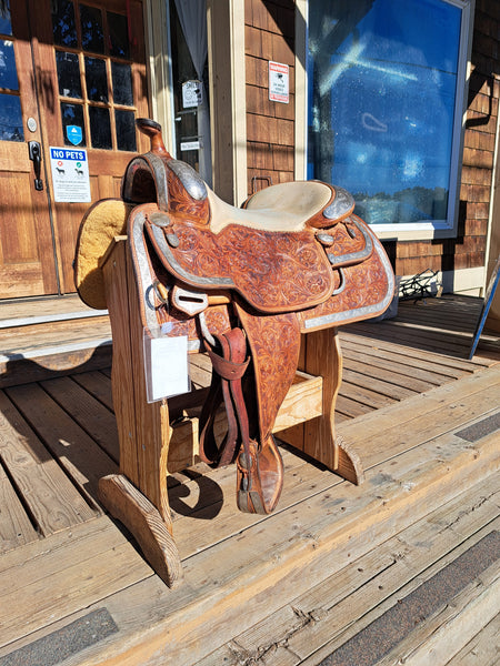 17" Silver Mesa Western Equitation Show Saddle