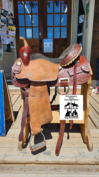 15" Rico Barrel Racing Saddle