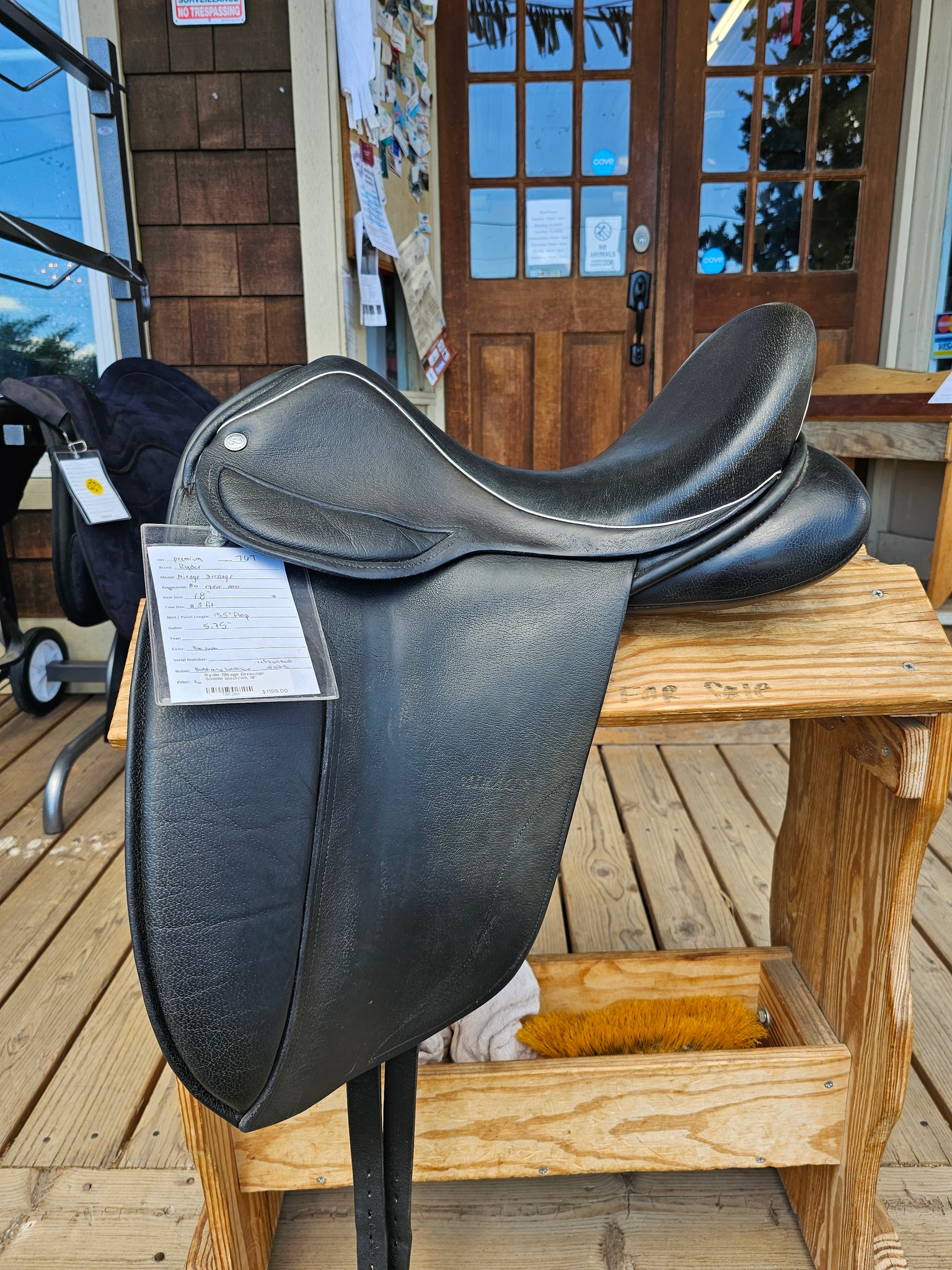 18" Ryder Mirage Dressage Saddle