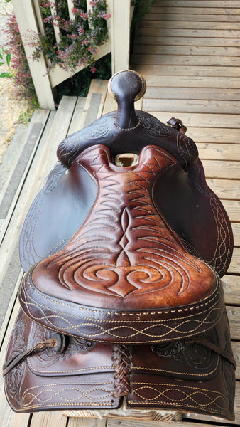 15" Hereford Tex Tan Western Saddle