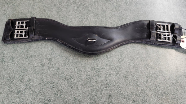 24" Total Saddle Fir Leather Dressage Girth