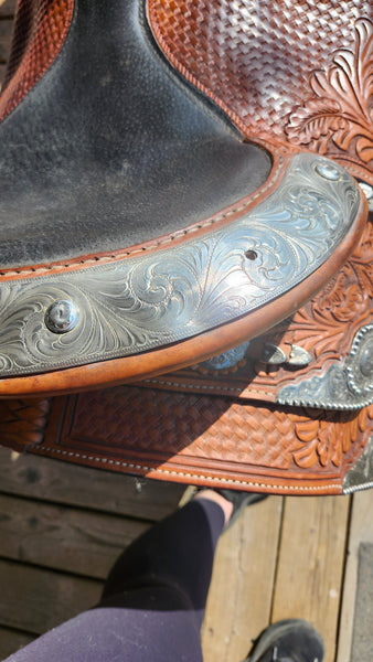 17" Dale Chavez Western Equitation Show Saddle