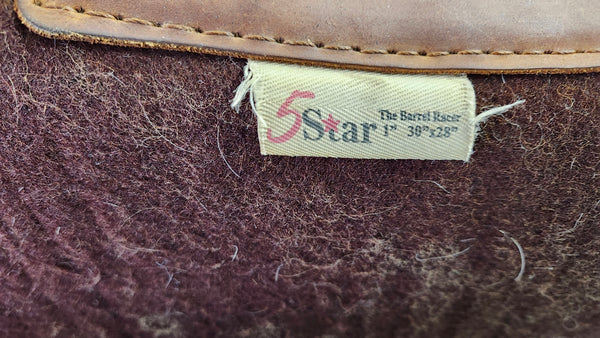 5 Star Barrel Racer Pad