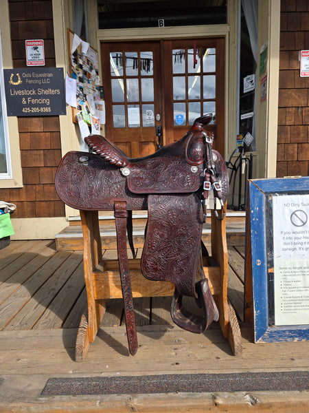 15" Victor Supreme Western Equitation Show Saddle