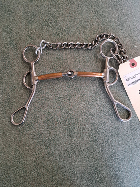 5" Argentine Snaffle W/ Chain