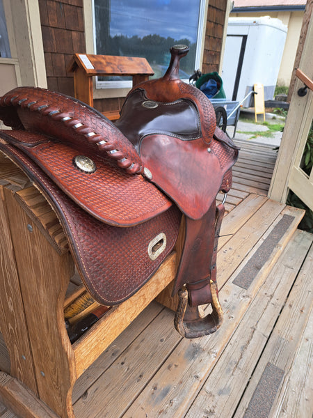 15.5" Billy Cook Reining Saddle
