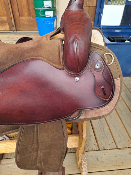 On Trial  16" Fabtron Synthetic Western Saddle