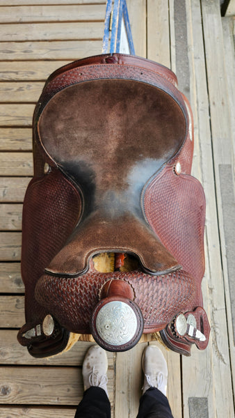 15.5" Crates Western Equitation Show Saddle